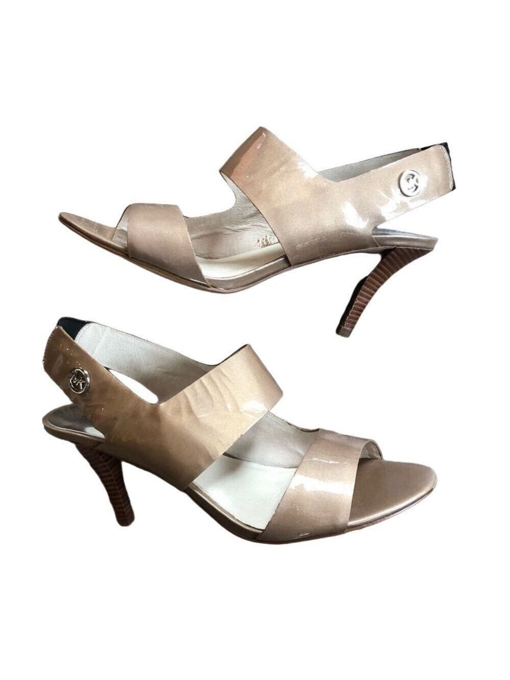 MICHAEL Michael Kors Leather Strappy Heels Size 8.5